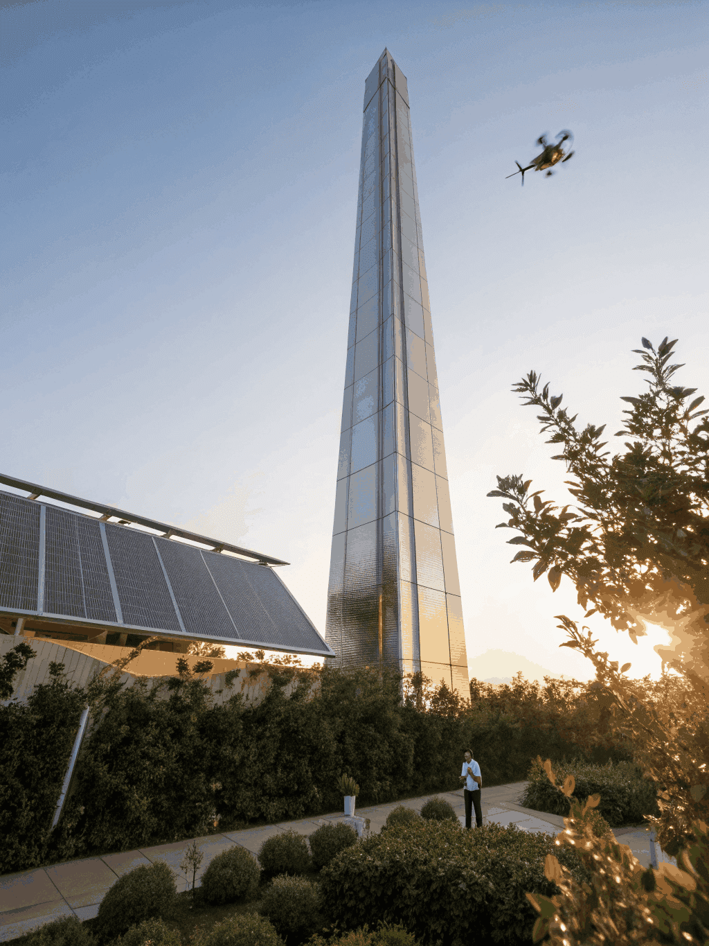 Technical solar installation architecture